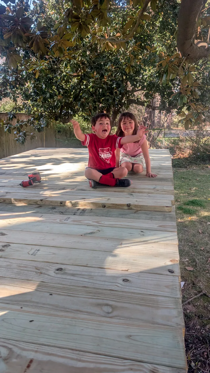 Kids claim the deck
